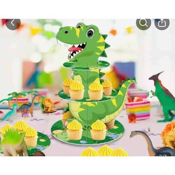 T-Rex Dino Birthday Party Pack: Decor, Favors & Tableware! - Picture 2 of 12